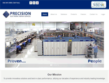 Tablet Screenshot of precisioners.com